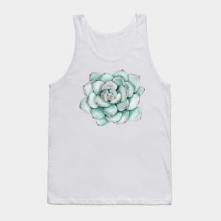 Watercolor succulent cactus Tank Top